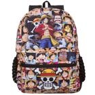 Mochila Infantil de Costa One Piece Alça Reforçada Passeio - TOYS 2U