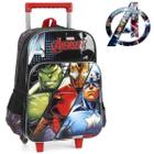 Mochila Infantil De Menino Vingadores De Rodinha Heróis