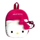 Mochila Infantil de Pelucia Hello Kitty 2 Divisões - Candide