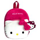 Mochila Infantil De Pelúcia Hello Kitty