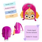 Mochila Infantil de Pelúcia Patrulha Canina Marshall Candide