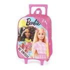 Mochila Infantil De Rodinha Barbie Original Luxcel