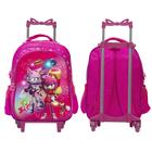 Mochila Infantil De Rodinhas Creche Amy Sonic Led Toys 2U