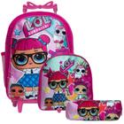 Mochila Infantil de Rodinhas Menina LOL Surprise Tam G Bolsa - TOYS 2U