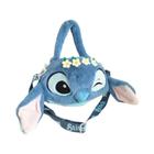 Mochila Infantil Disney Stitch - Bolsa de Ombro em Pelúcia para Meninas e Pais