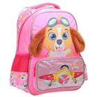 Mochila Infantil Dog Pet Aviator Costas Reforçada G Escolar