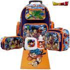 Mochila Infantil Escola Masculina Dragon Ball+ Itens Toys 2U