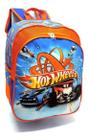 Mochila Infantil Escolar Carro Hot Wheels Costas Tam G F5 - proprio