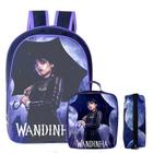 Mochila Infantil Escolar Feminina + Estojo + Lancheira Térmica