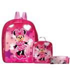 Mochila Infantil Escolar Feminina Masculina Creche + Lancheira Térmica + Estojo