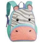 Mochila Infantil Escolar Lúdica Pets Bichinhos Zebra Clio