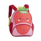 Mochila Infantil Escolar Passeio Costas - Morango - Clio