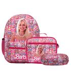 Mochila Infantil Feminina Barbie Costas Lancheira Estojo - Toys 2U