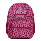 Mochila Infantil Feminina Grande Barbie Costas Juvenil Rosa