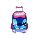 Mochila Infantil Feminina Lilo E Stitch Com Rodinhas