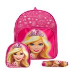 Mochila Infantil Feminina Pequena Barbie Creche Lancheira