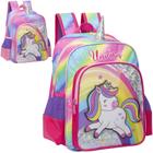 Mochila infantil feminina unicornio 13'' - BF BRASIL