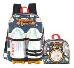 Mochila Infantil Foguete Patrulheiro Espacial Costas G Lancheira - luxcell