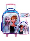 Mochila Infantil Frozen Elsa e Anna 35x27x14 cm Poliéster - Xeryus