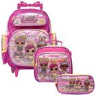 Mochila Infantil Juvenil Menina Tam G LOL Surprise Rodinha