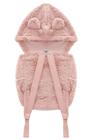 Mochila Infantil Kukie Inverno Ursinho Teddy Pink