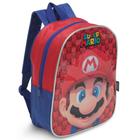 Mochila Infantil Mario Costas Volta As Aulas Cor Vermelha