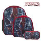 Mochila Infantil Masculina Homem Aranha Costas Com Lancheira