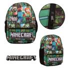 Mochila Infantil Masculina Minecraft Passeio Envio Imediato