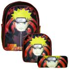 Mochila Infantil Masculina Naruto Uzumaki Costas Toys 2U