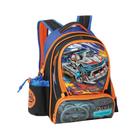 Mochila Infantil Média Fire Storm - CBFS-8702 - Fuseco - AZUL/LARANJA