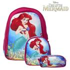 Mochila Infantil Menina Ariel Princesa Costas Envio Imediato