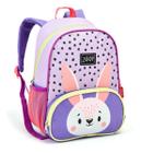 Mochila Infantil Menina Escola Creche 9 Litros Zoop Coelhinha Seanite