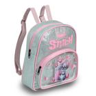 Mochila Infantil Menina Stitch Costas Reforçada Pequena - Plike