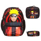 Mochila Infantil Menino Anime Naruto Costas Passeio Aulas