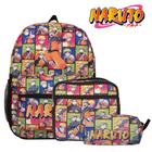 Mochila Infantil Menino Naruto Costas Com Estojo Lançamento - TOYS 2U