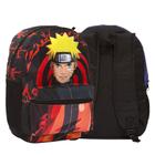 Mochila Infantil Menino Naruto Preta Alça Costas Resistente