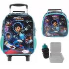 Mochila Infantil Miles do Amanhã de Rodinhas e Lancheira - Dermiwil