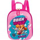 Mochila Infantil Paw Patrol Pet Shop Rosa Maxtoy Diplomata Com Alça de Costas