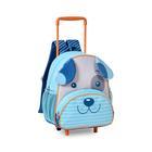 Mochila Infantil Rodinha Creche Pets Cachorrinho 2025 Clio Azul