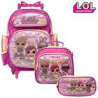 Mochila Infantil Rodinha Menina Passeio LOL Aula Toys 2U