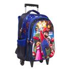 Mochila Infantil Rodinha Passeio Viagem Aulas Super Mario - TOYS 2U