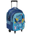 Mochila Infantil Stitch Carrinho Estampa Alto Relevo - Plike