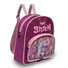 Mochila Infantil Stitch Menina Tam P Resistente Cor Rosa