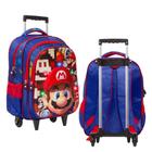 Mochila Infantil Super Mario Rodinha 3D Led Toys 2U Grande