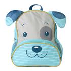 Mochila Infantil Temática Cachorro Azul com Alça Reforçada