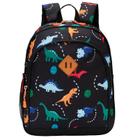 Mochila JinBeryl Toddler Boys 15 polegadas Dinosaur Black