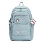 mochila jovem escola viagem com chaveiro