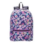 MOCHILA JUVENIL CAPRICHO FLORAL AZUL SESTINI Azul