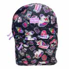 Mochila Juvenil Emojis Unicórnio MF9109 UN Clio