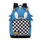 Mochila Juvenil Escolar Gamer Básica Sonic Hedgehog ul